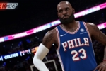 NBA2K27官推晒詹姆斯76人版2K游戏形象照:国王已经降临费城